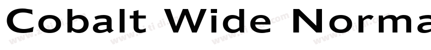 Cobalt Wide Normal字体转换 Cobalt Wide Normal字体转换